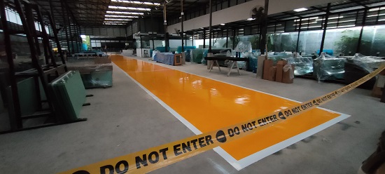 พื้น epoxy ทางเดิน walkway